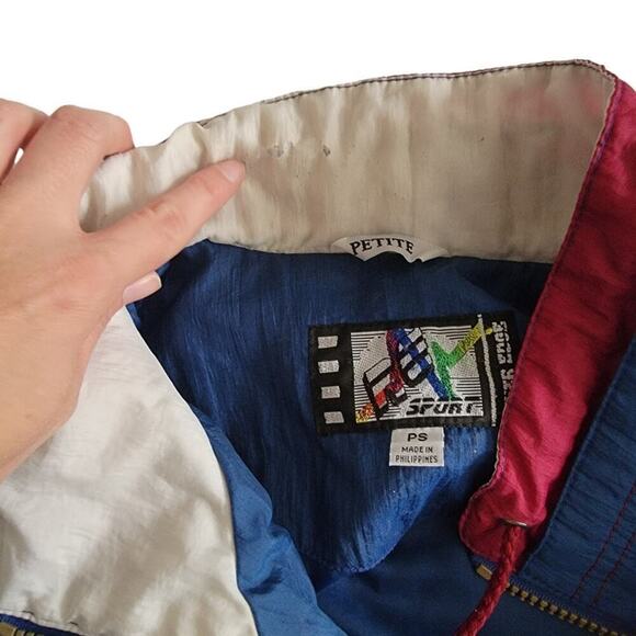 Vintage 90's Y2K River Edge RE Sport Tracksuit Windbreaker Jacket Size PS - Picture 10 of 15